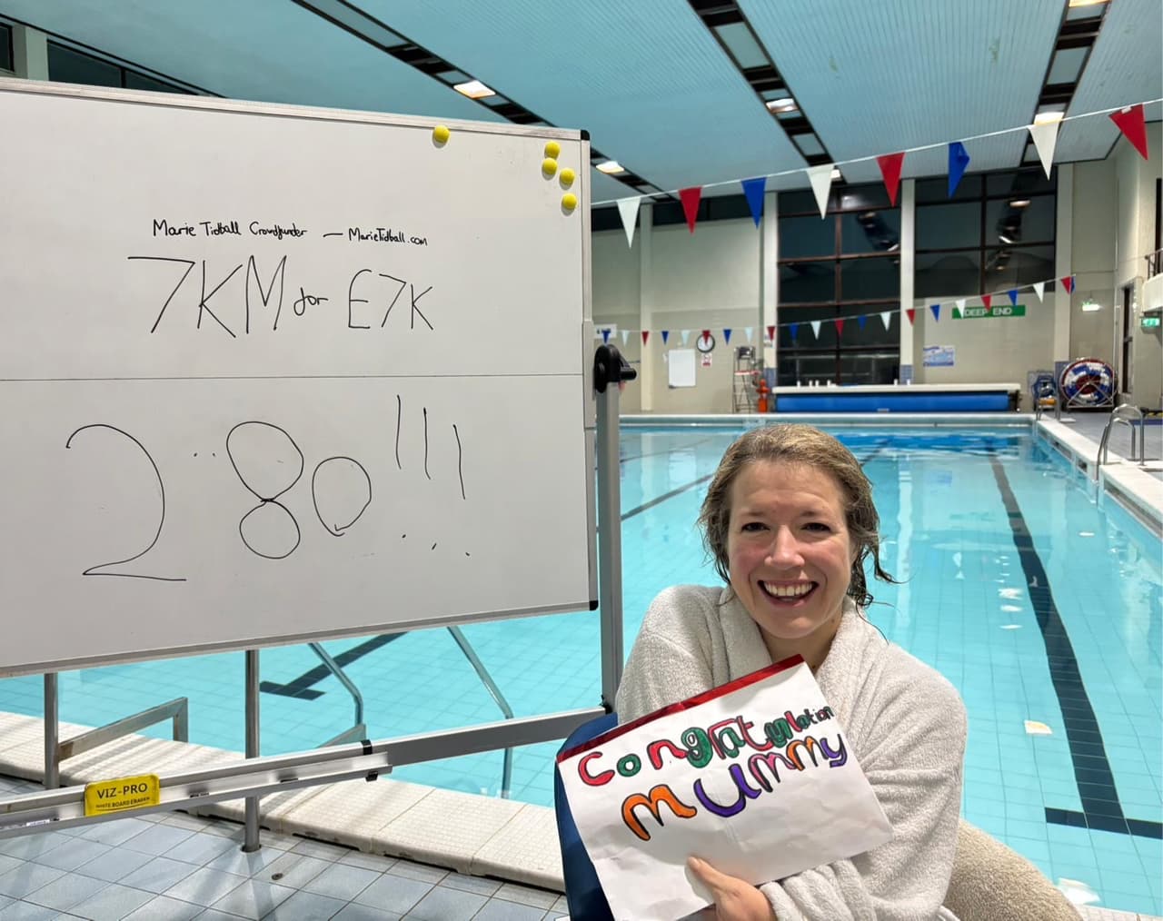 Local MP swims incredible 7km to raise £7k for Stocksbridge Community Leisure Centre